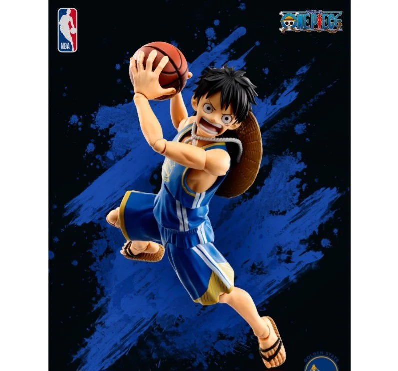 S.H.Figuarts ONE PIECE x NBA Monkey D. Luffy GOLDEN STATE PRE-ORDER ETA OCT