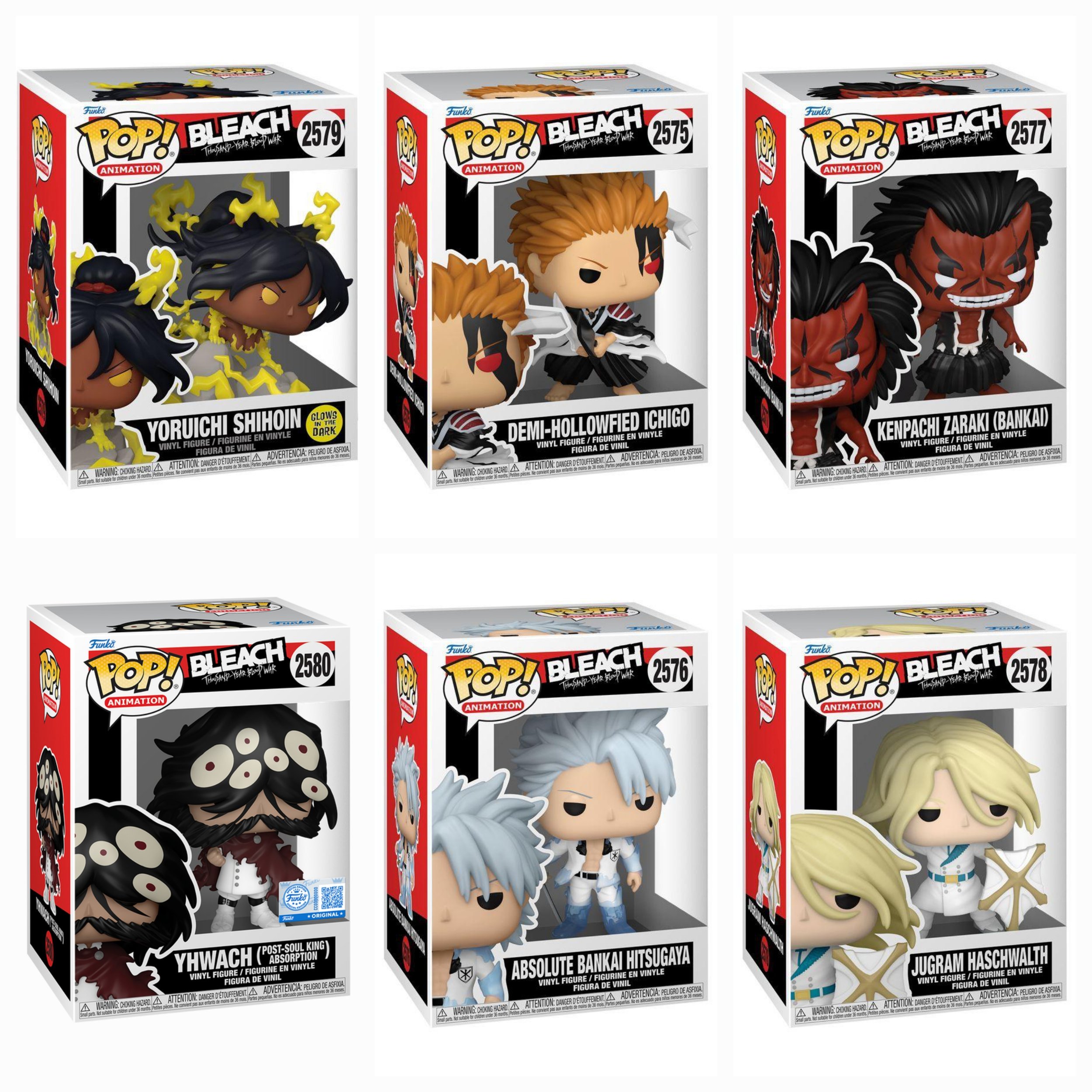 Bleach: Thousand Year Blood War – 6 X Pop! BUNDLE PRE-ORDER ETA OCT
