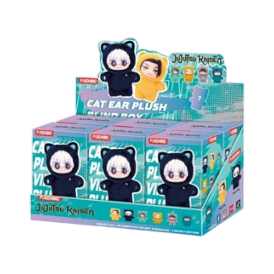 Jujutsu Kaisen - Cat Ear Blind Box Plush (Display of 6) PRE-ORDER ETA JUN