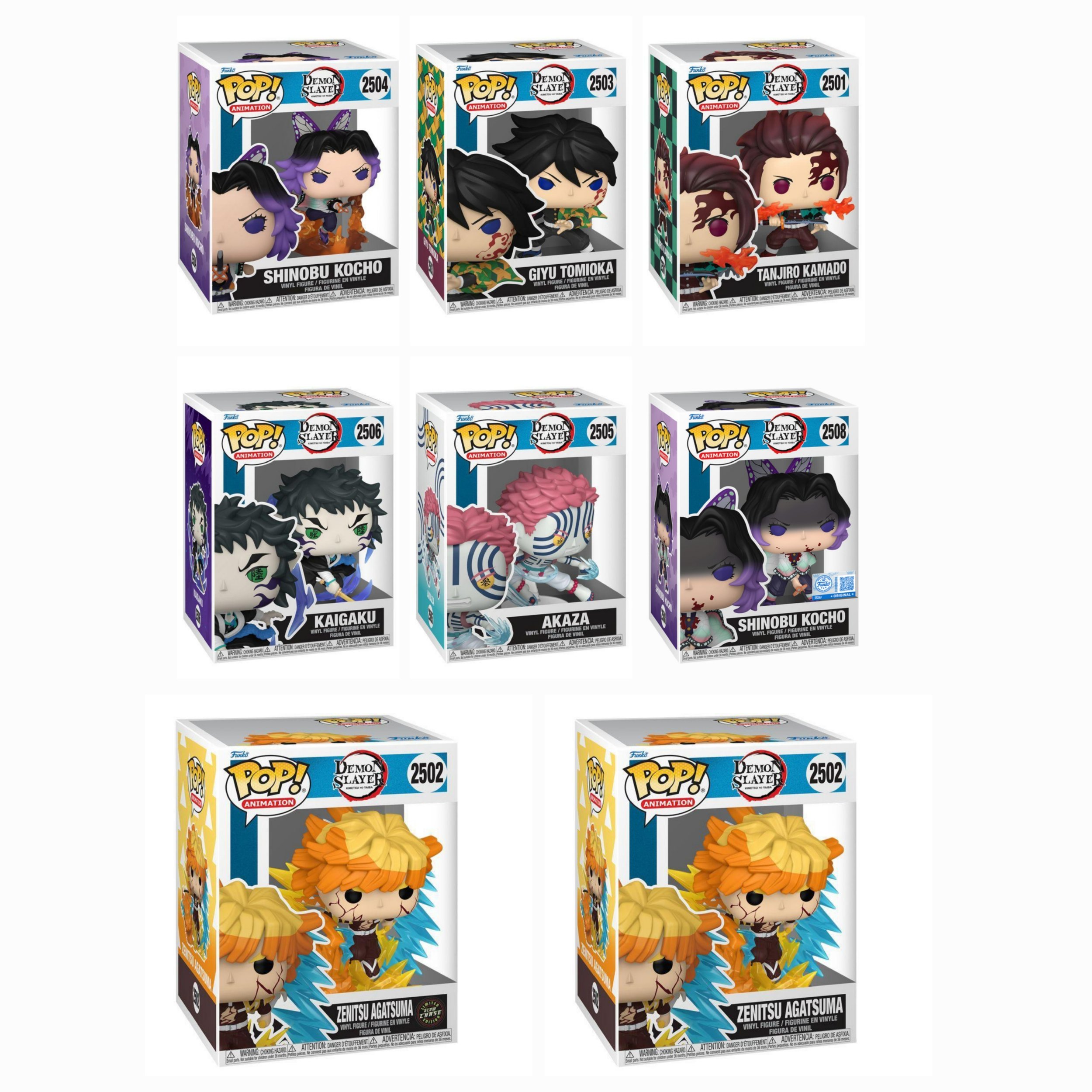 Demon Slayer Infinity Castle – 8 X Pop! Bundle (Includes Chase) PRE-ORDER ETA SEPT
