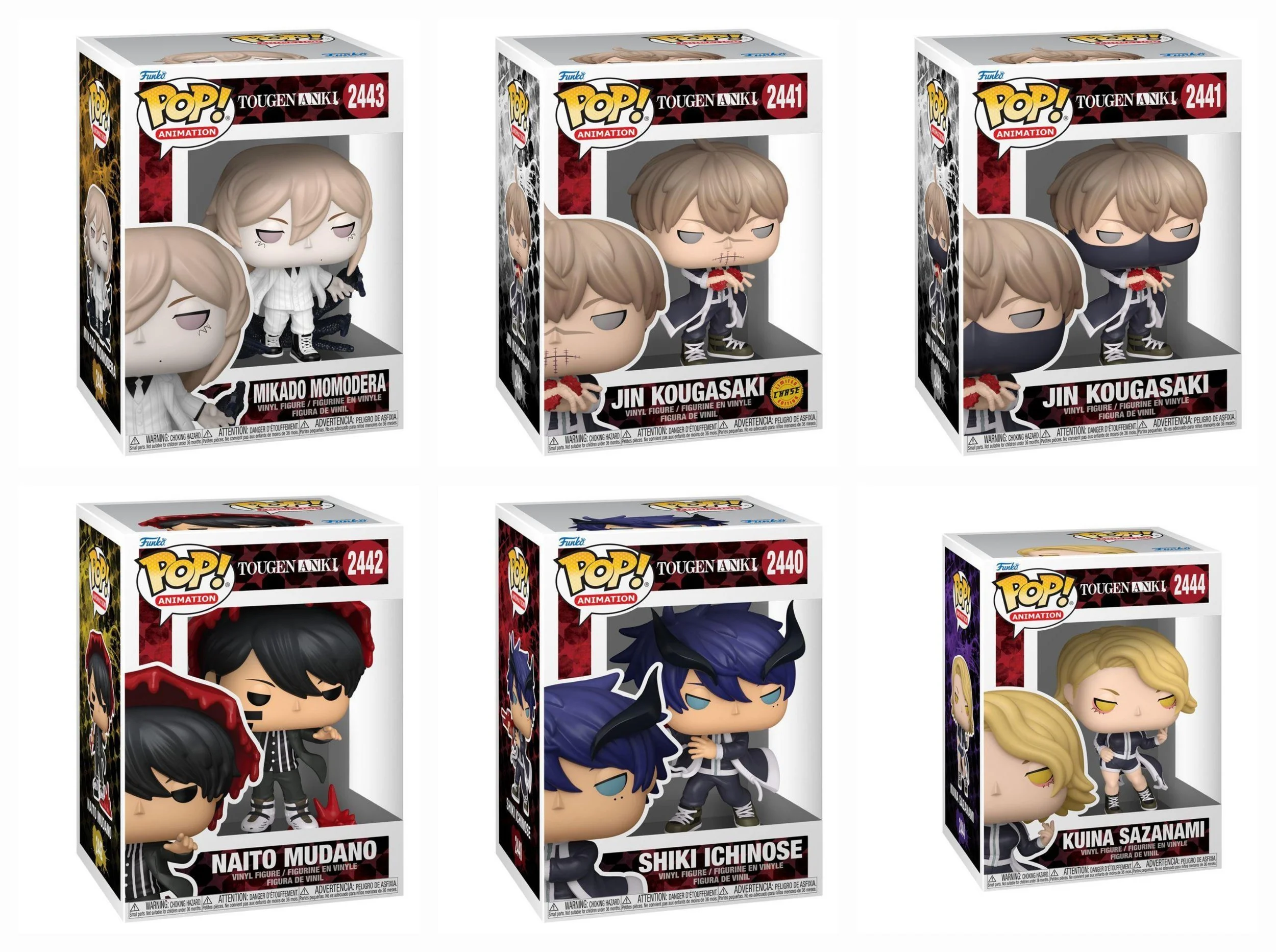 Tougen Anki 6 X Pop Bundle Including Jin Kougasaki Chase PRE-ORDER ETA AUG