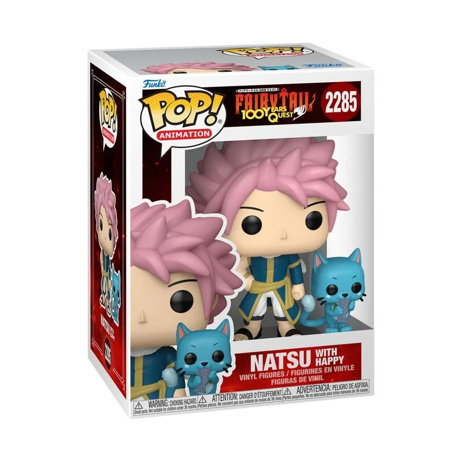 Fairy Tail: 100 Year Quest - Natsu & Happy Pop! Vinyl PRE-ORDER ETA APR