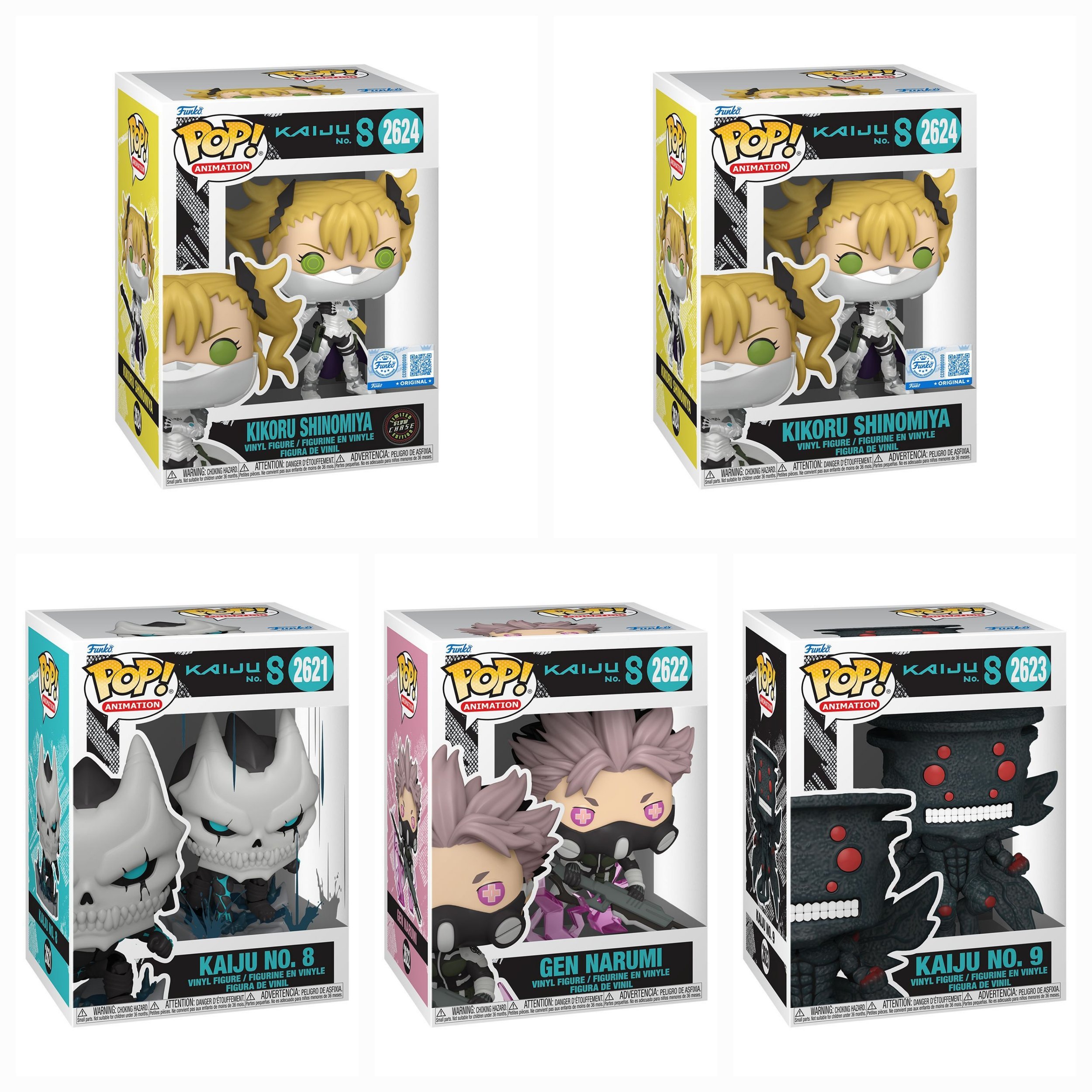 Kaiju No.8 – 5 X Pop! Chase Bundle PRE-ORDER ETA NOV