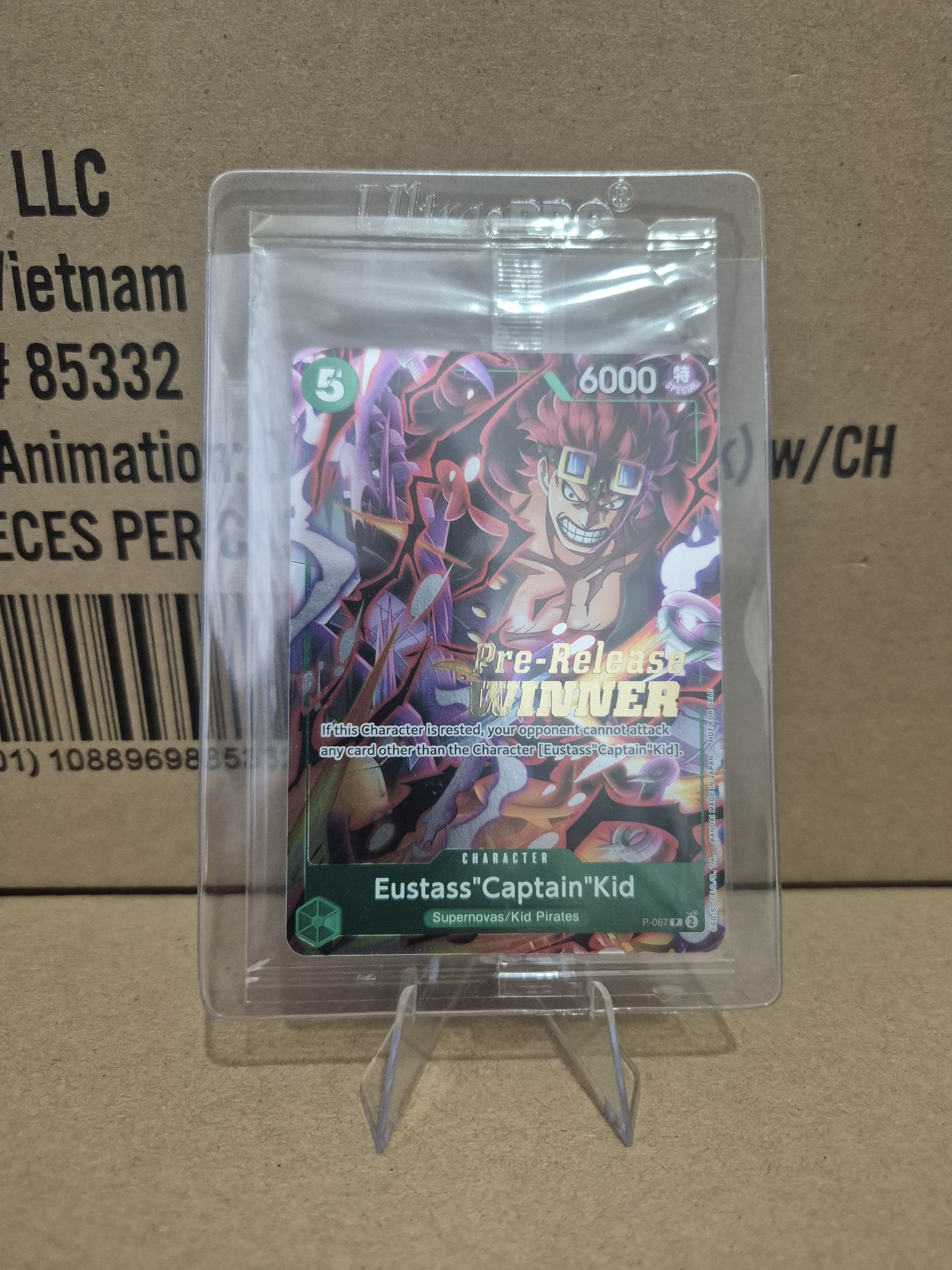 Eustass"Captain"Kid (OP-07 Pre-Release Tournament) [Winner] - One Piece Promo