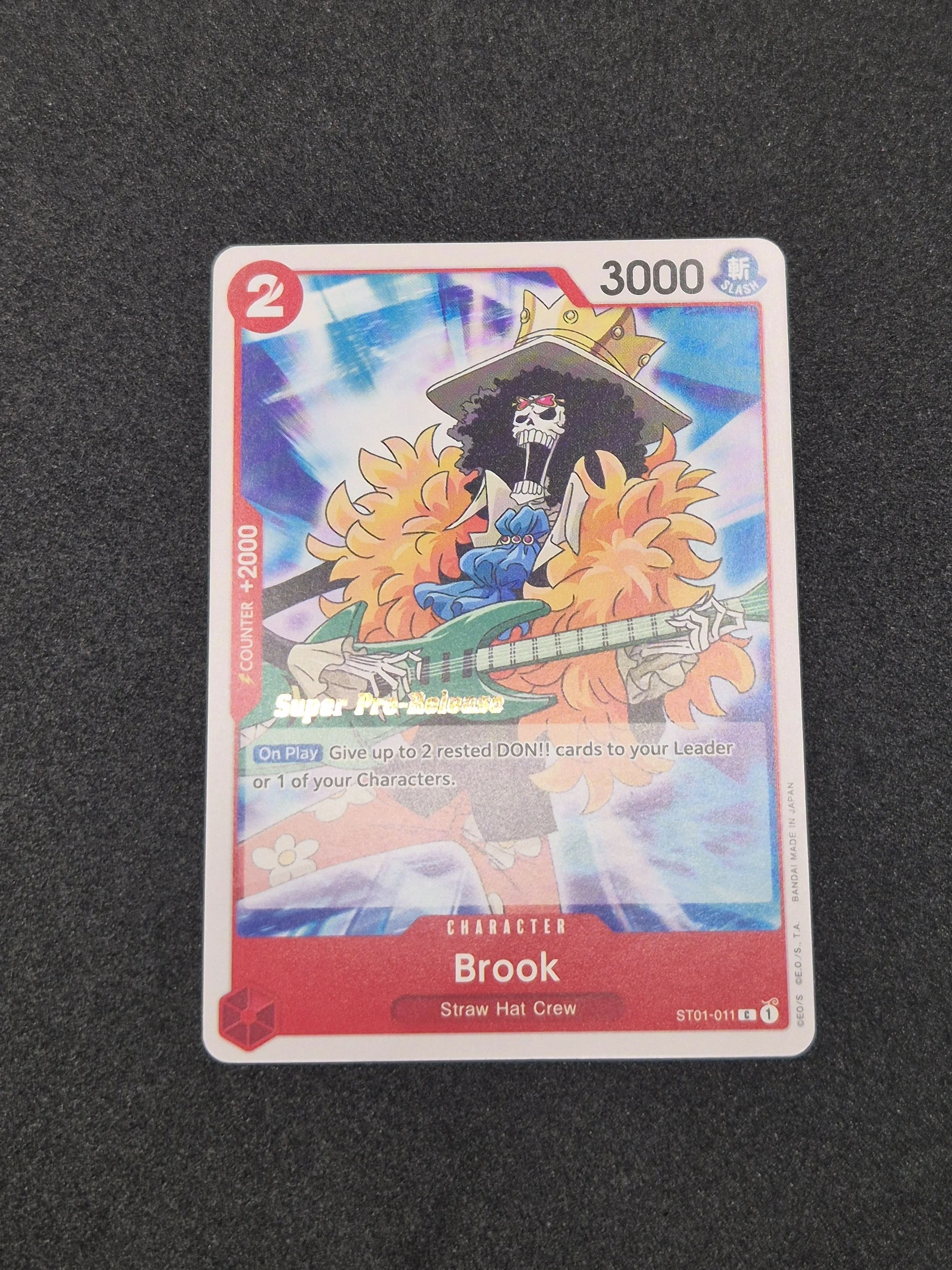 One Piece Card - 2022 Brook ST01-011 Super Pre-Release Starter Deck 1 English NM