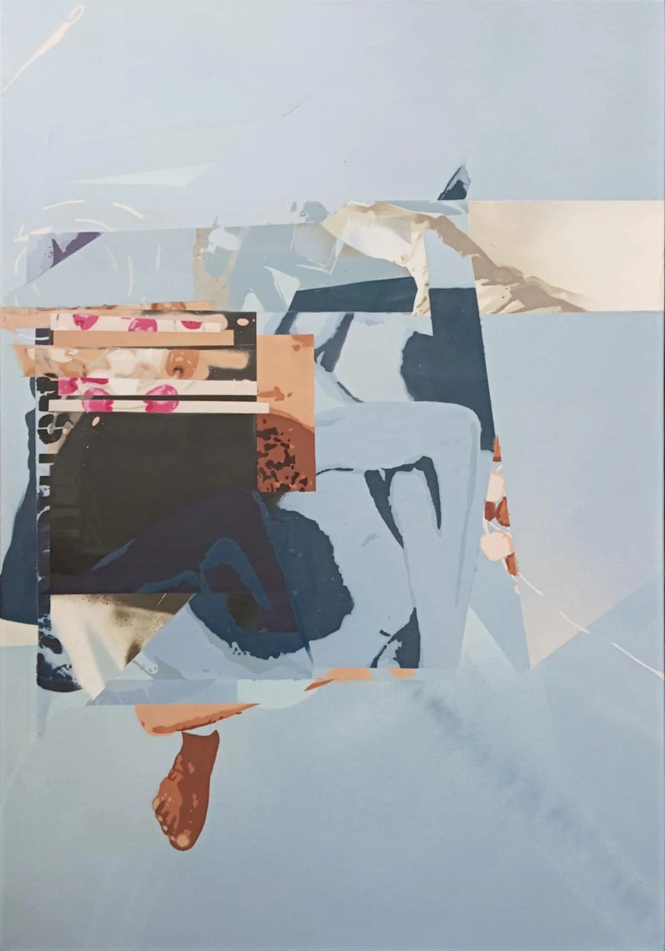 Involved, 2025, spraypaint on canvas - 70 x 100 cm