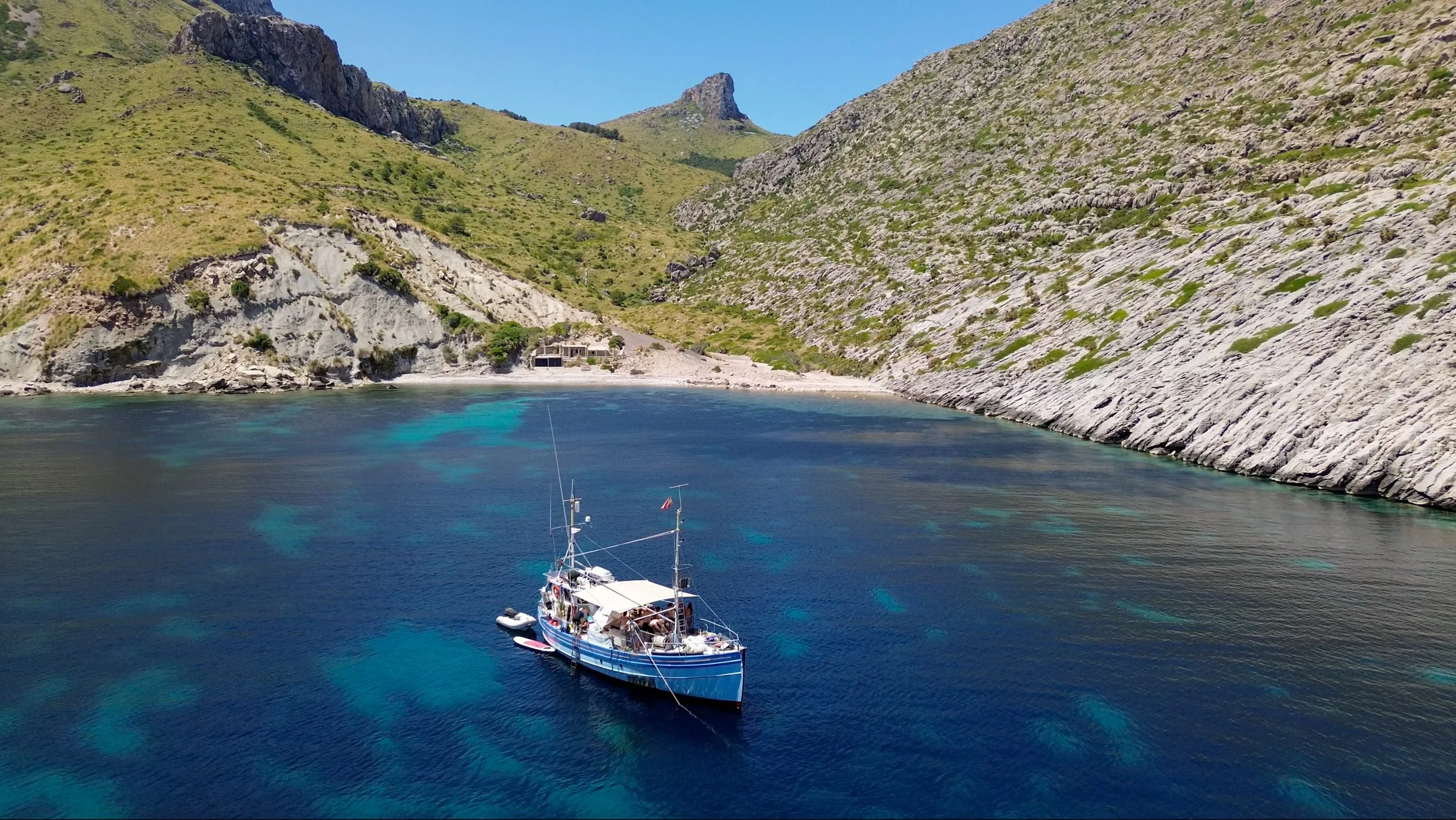 Drone view Bonnie Lass mountain cove
