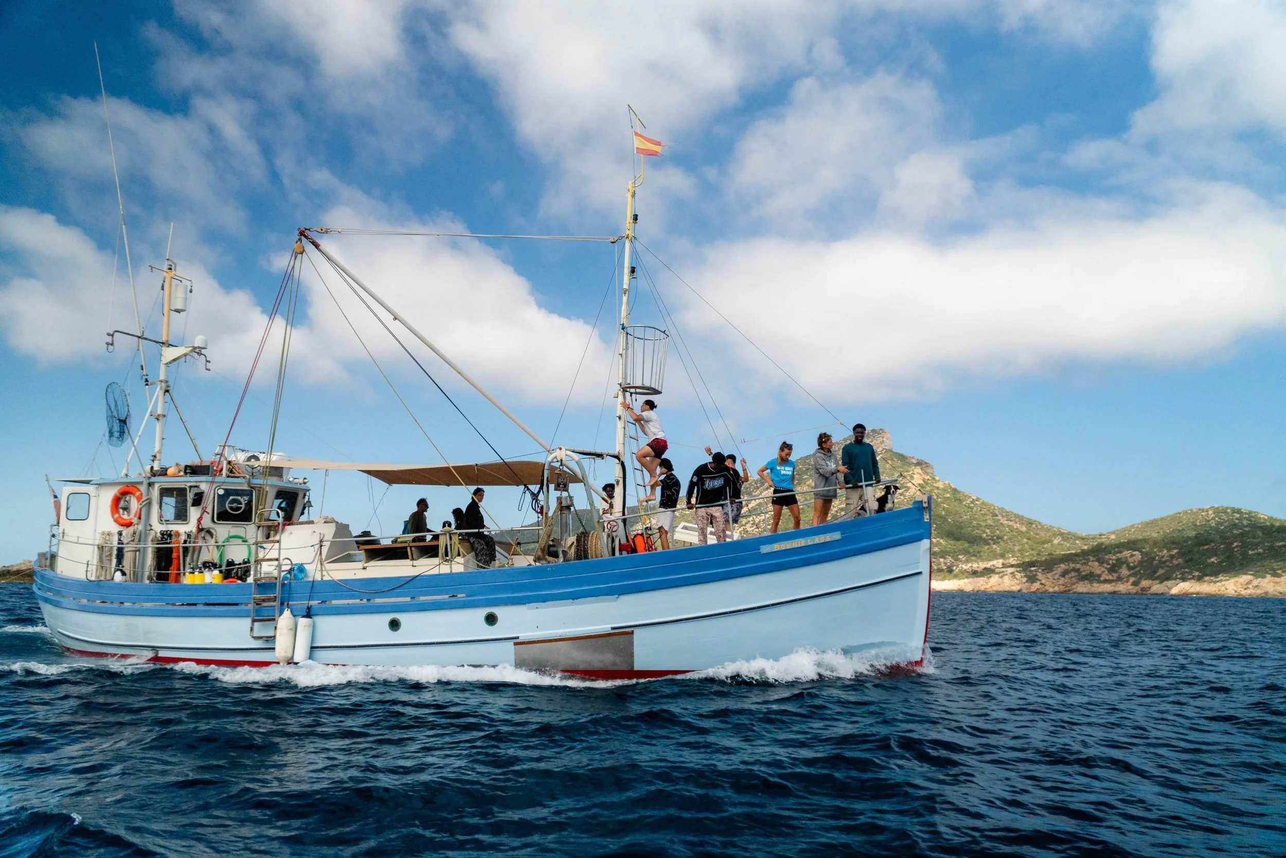 Bonnie Lass cruising with guests Mallorca