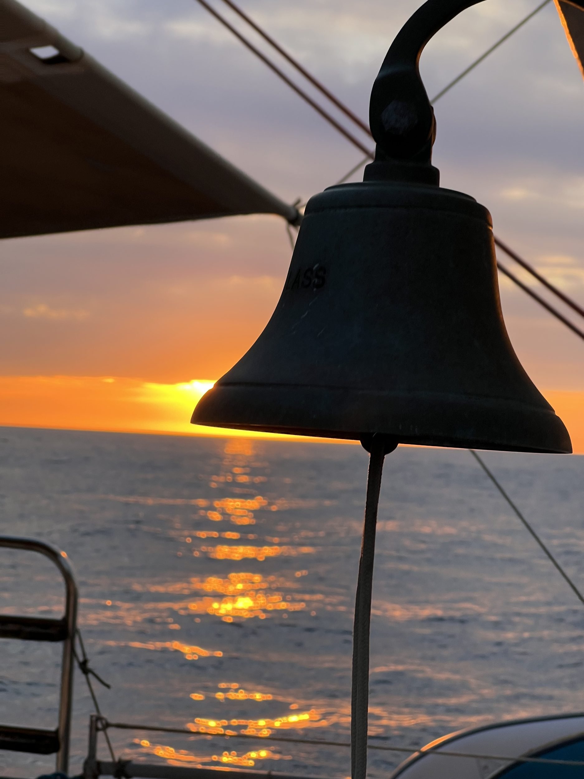ship's bell at sunset Bonnie Lass
