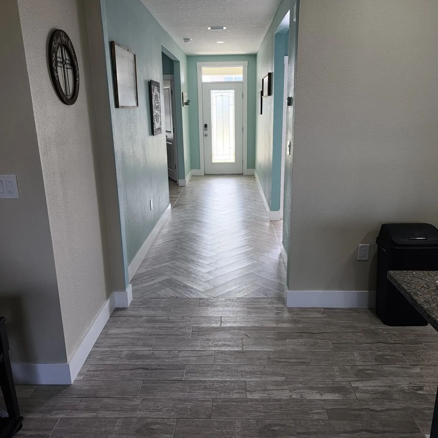 Tile floor with clips and wedges 

Need floors done call or text for a free quote. 

🌐 Www.familyfirst365.com 🌐

#flooring #paint #kitchen #bathroom #baseboards