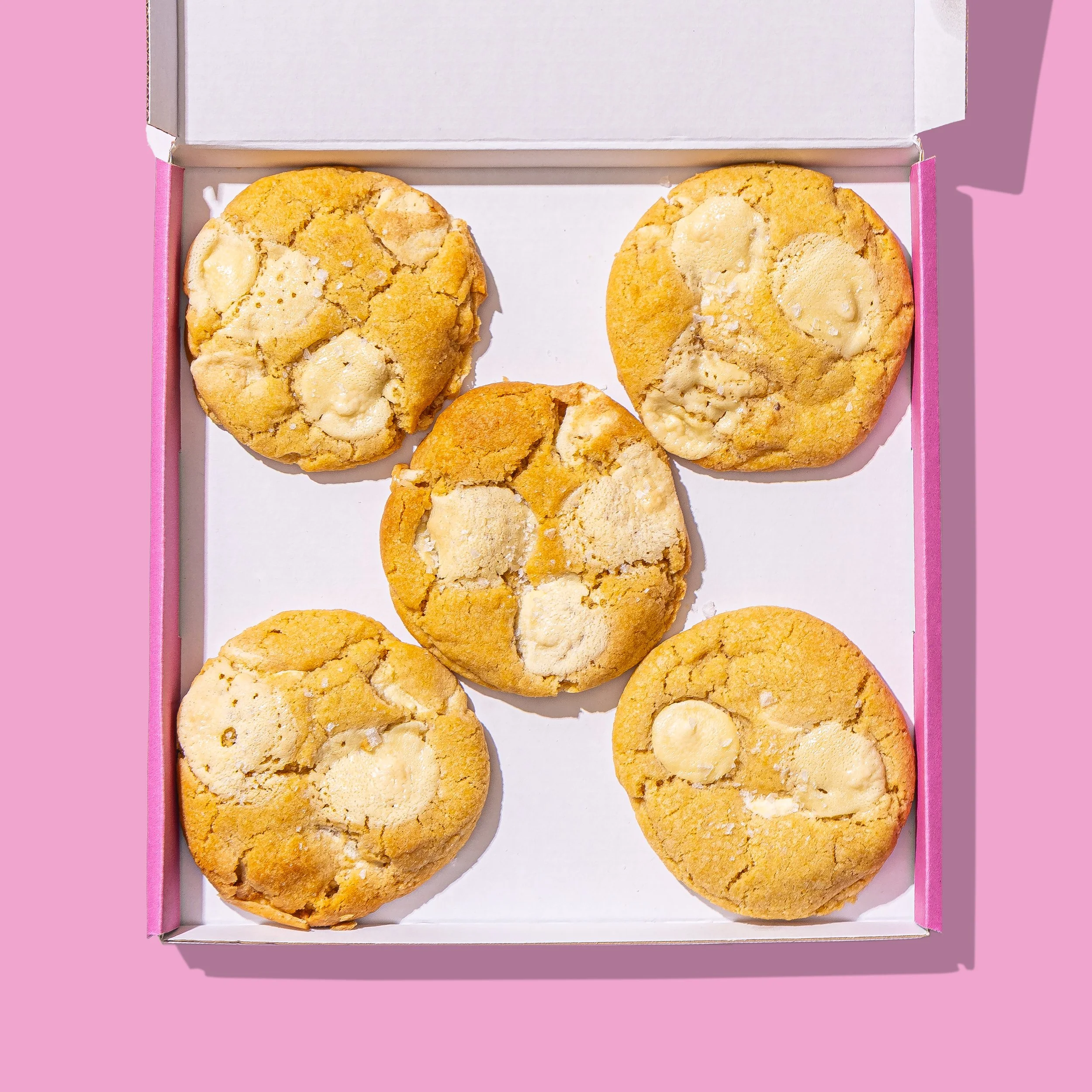 White Choc Chip Cookies