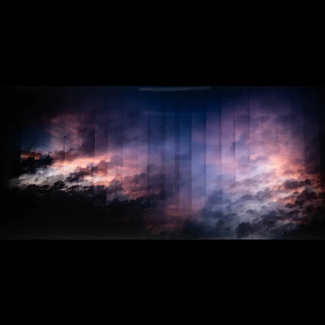 2025 in time-slip multiple exposures shot on expired fuji provia &amp; kodak using a Holga toy camera. You take an image, wind a click or two, take another to make these stacked layers of time and space. Really hard to get the exposure right but when