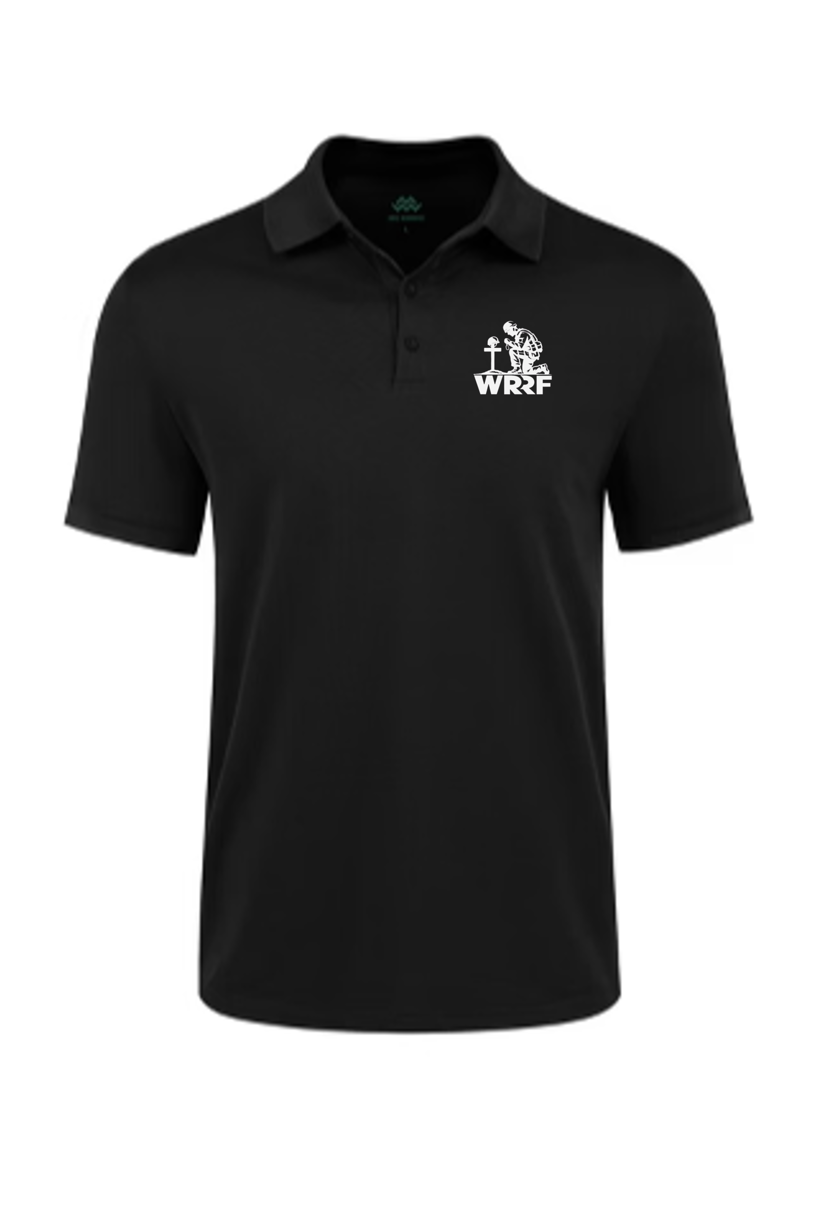 WRRF POLO (BLACK/WHITE)