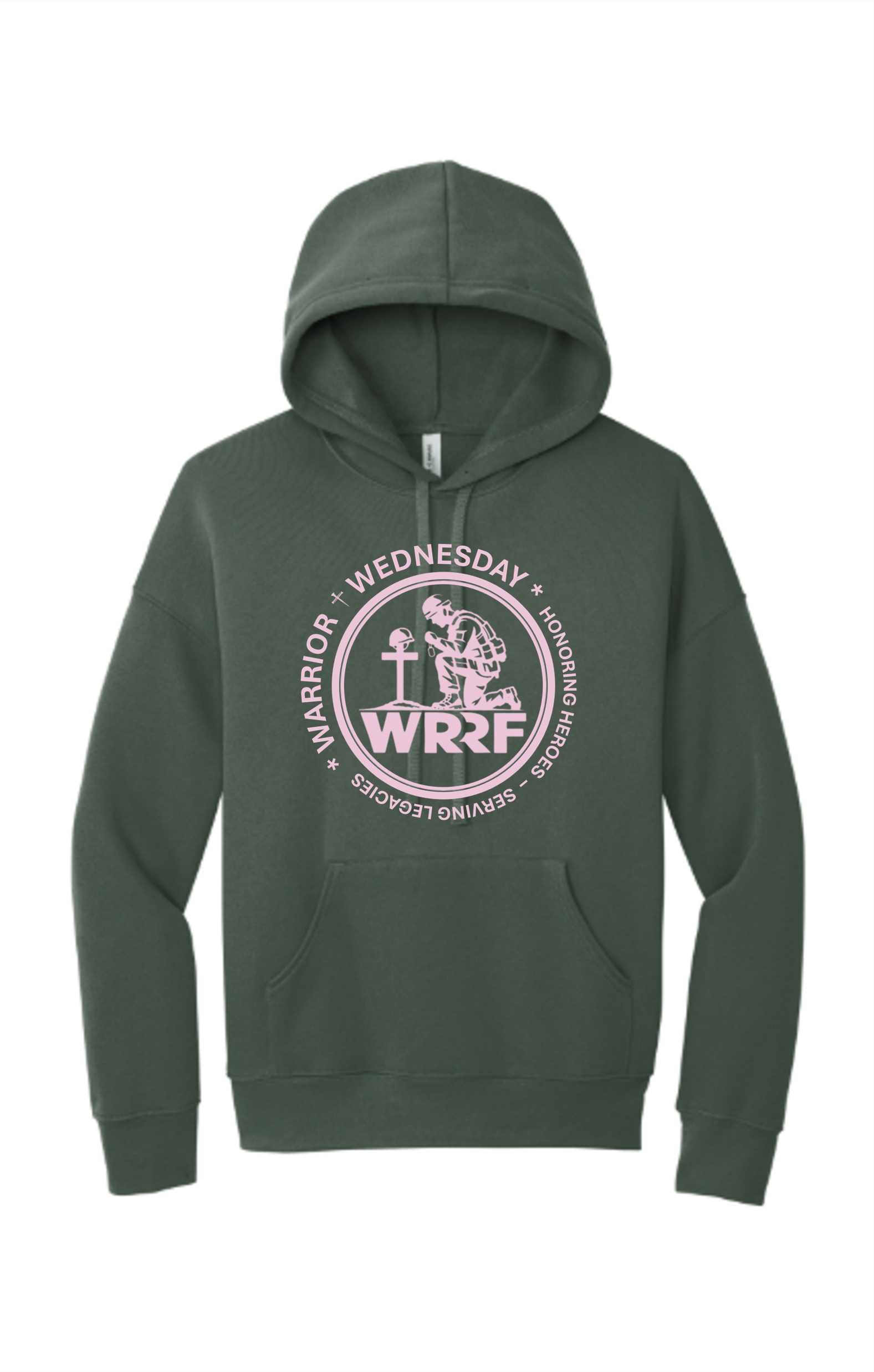 WARRIOR WEDNESDAY SWEATSHIRT (GREEN/PINK)