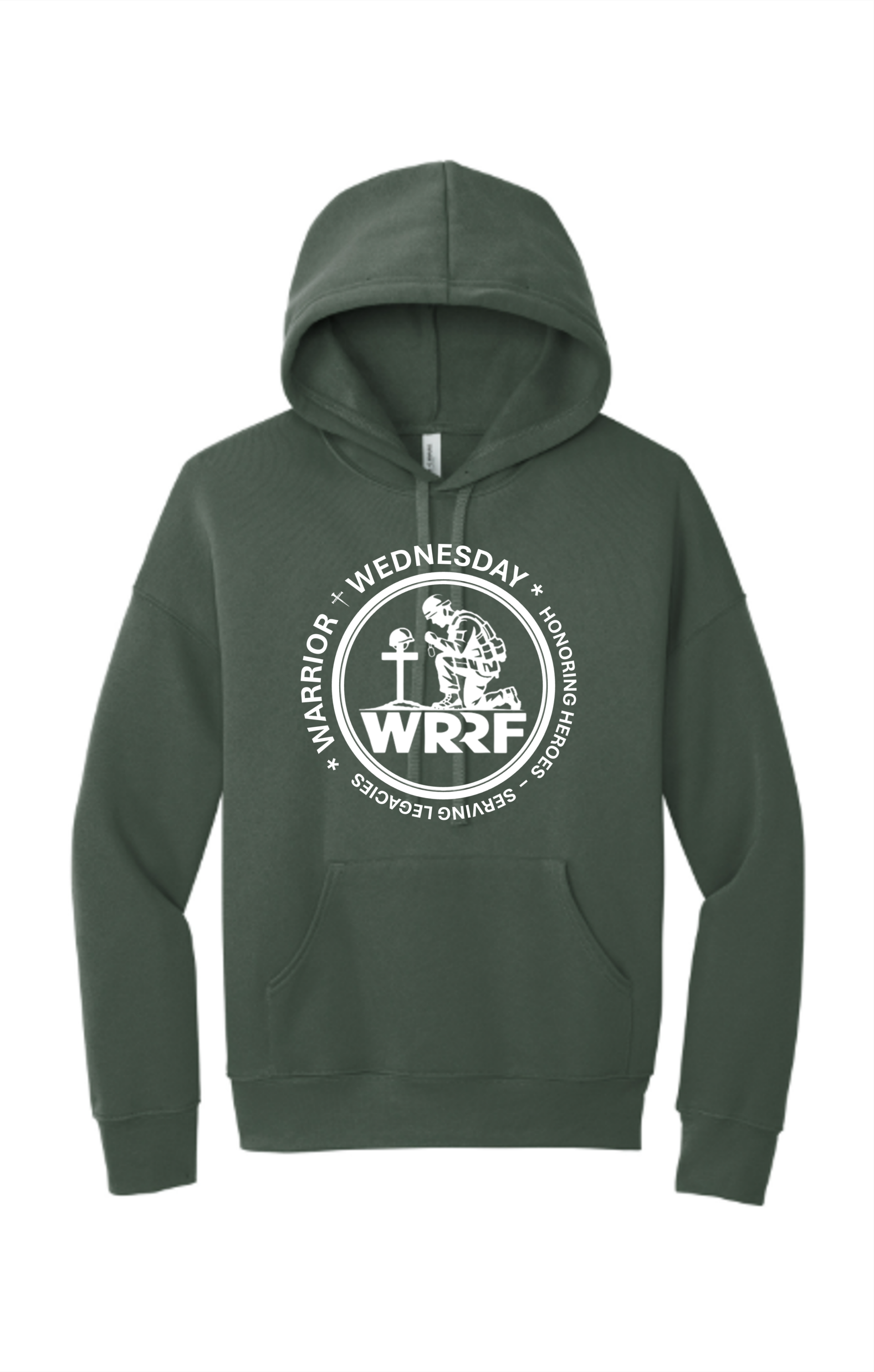 WARRIOR WEDNESDAY SWEATSHIRT (GREEN/WHITE)