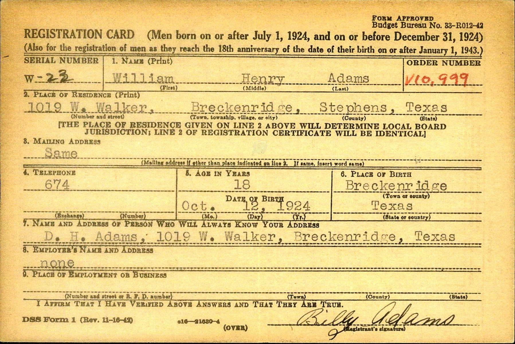 William 'Bill' Henry Adams_Military Registration Card.jpg