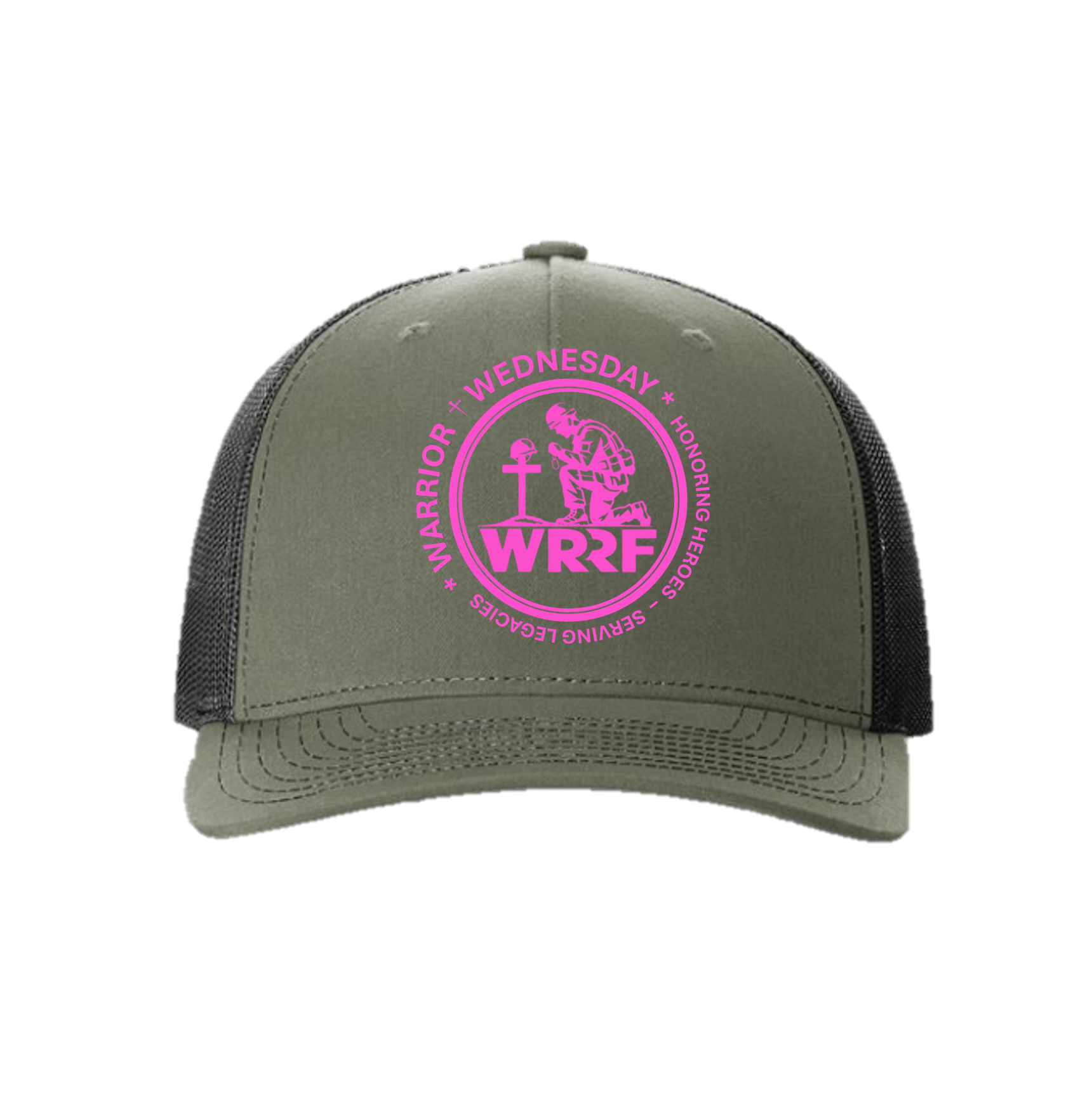 WARRIOR WEDNESDAY SNAP BACK (GREEN/HOT PINK)