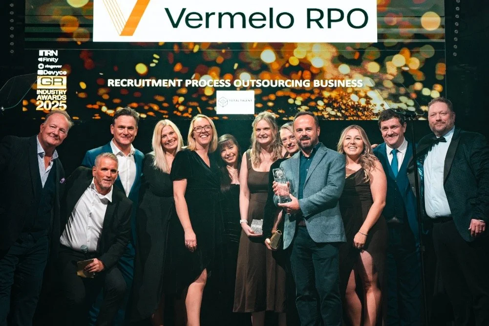 Vermelo RPO wins Best RPO award at Global Recruiter Awards 2025
