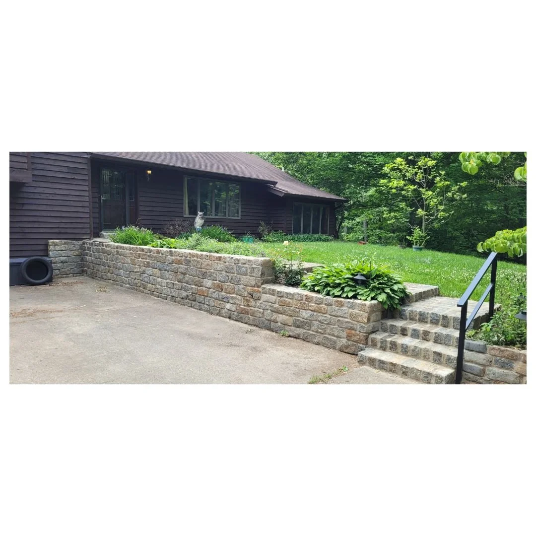 Granite Retaining Wall Restoration