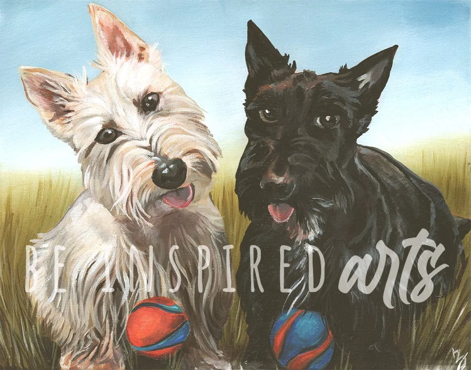 Pet Portrait, Acrylic on Canvas, 11x14, 2025