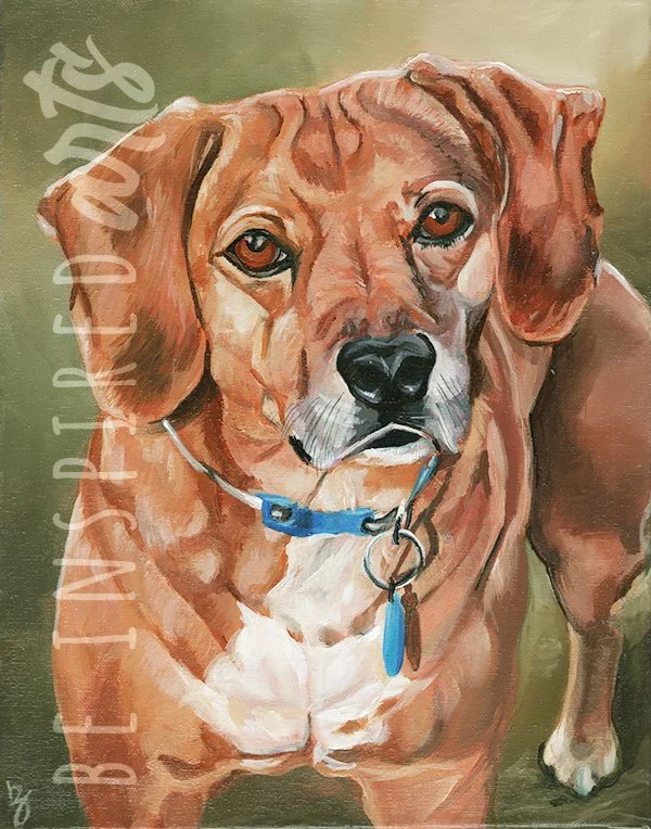 Nibbles, Acrylic on Canvas, 11x14, 2025