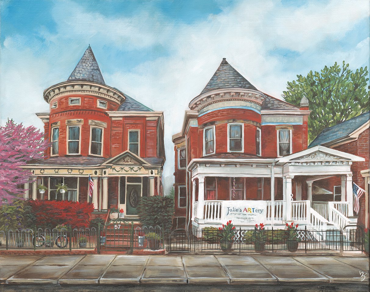 Custom Made: 7th Street, Acrylic on Canvas, 16x20, 2024