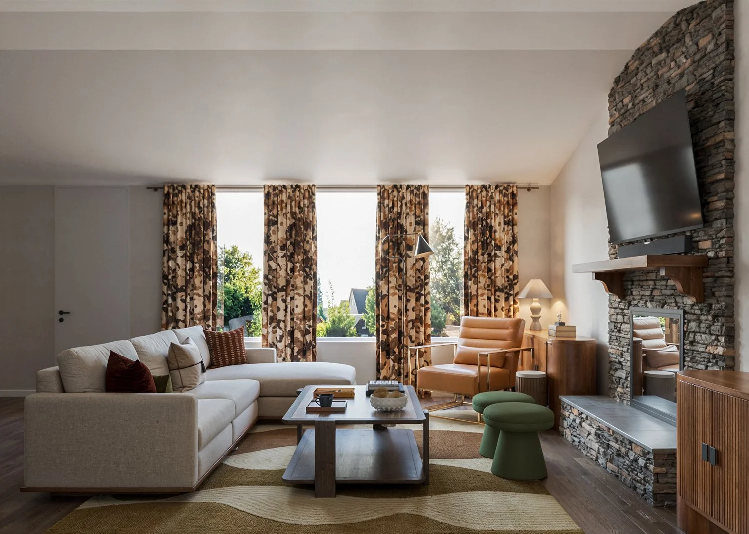 Updating a Family Room Without Replacing the Sofa