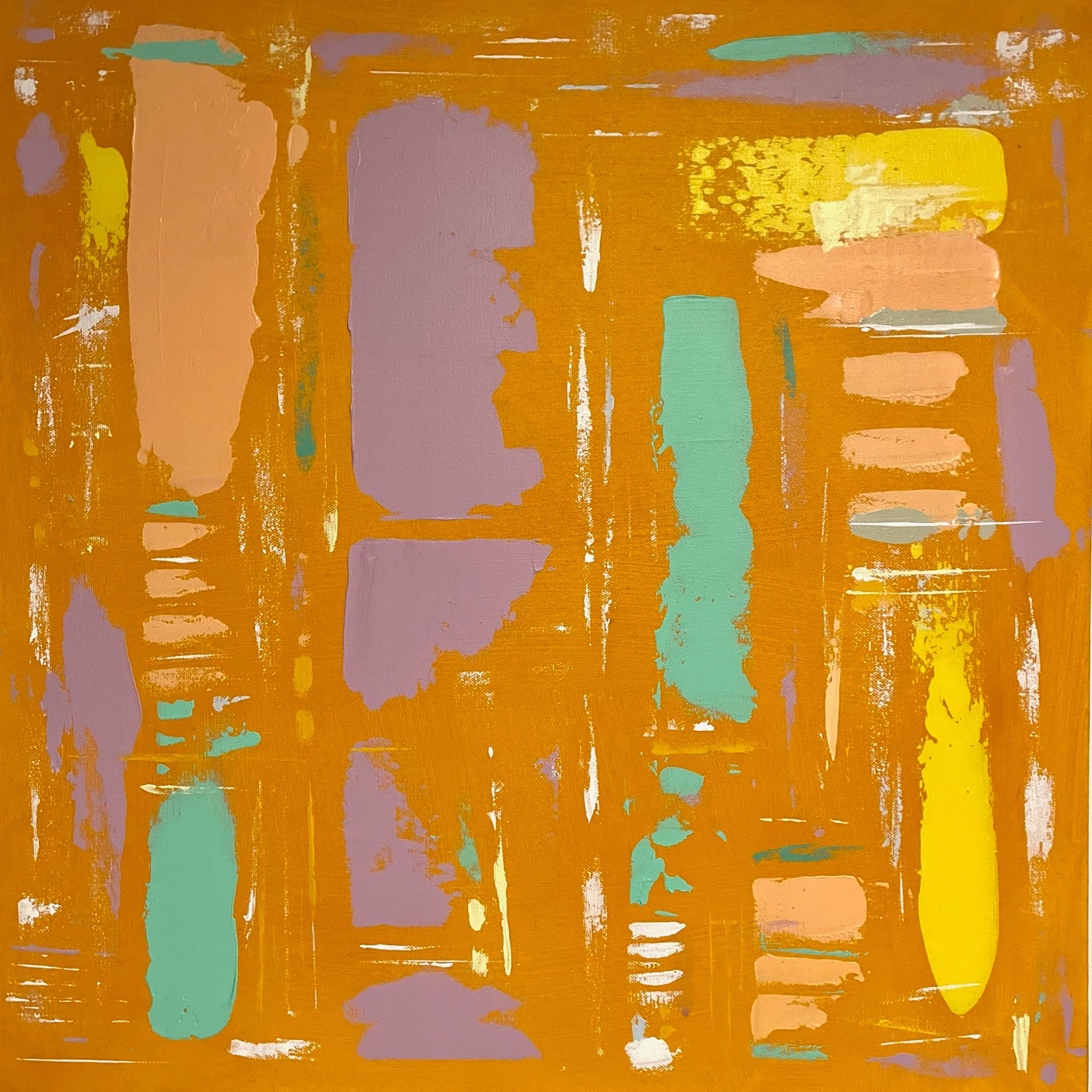 the gold // acrylic on canvas // 24" x 24" // SOLD
