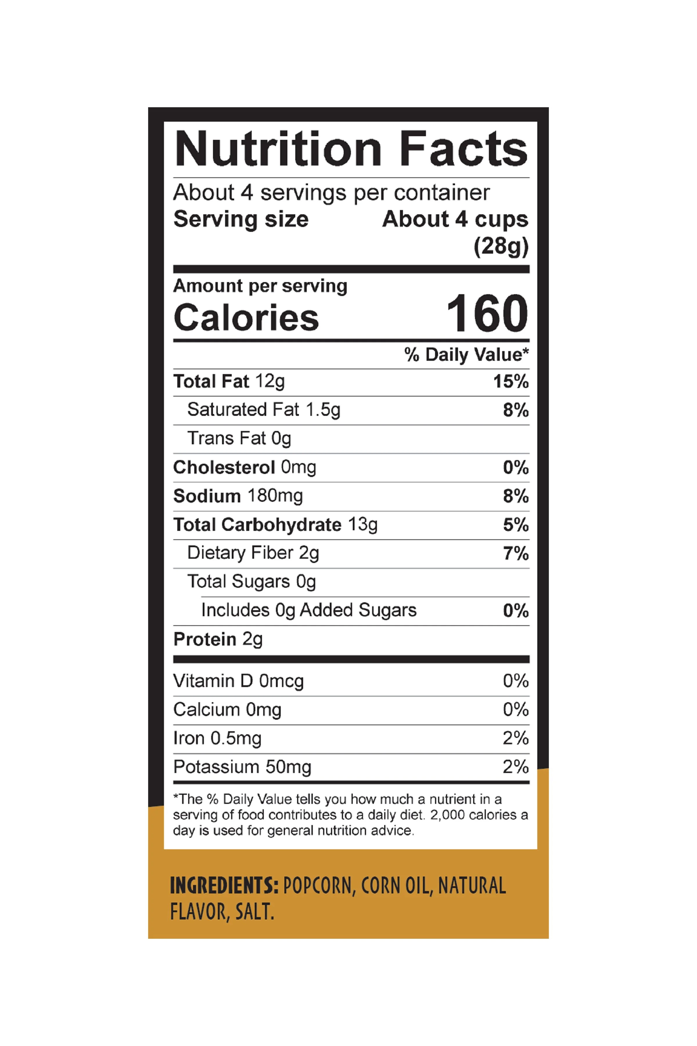 Plot Twist Popcorn, Garlic Flavor Infused, No Mess, Ingredients, Nutrition facts, Low calorie