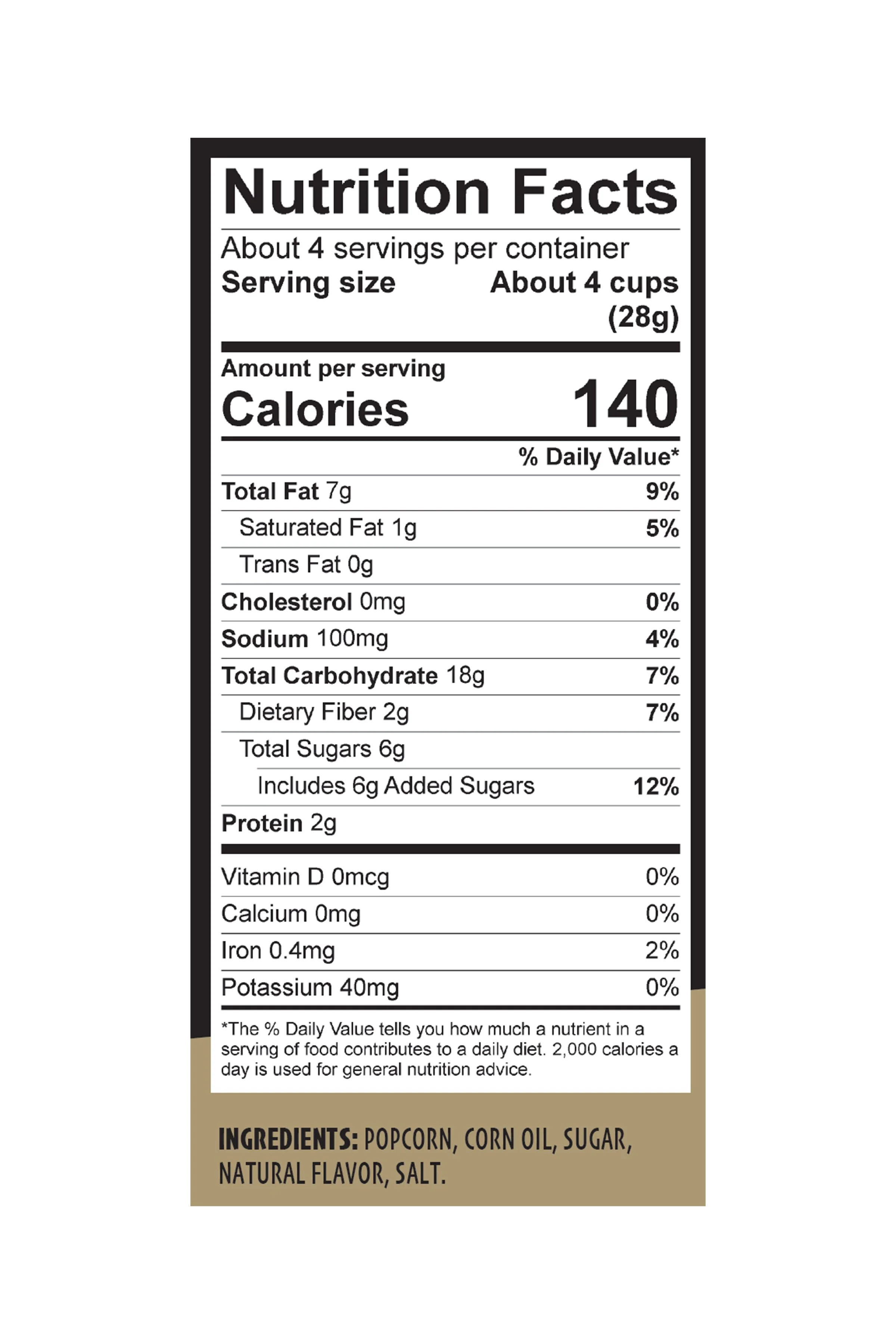 Plot Twist Popcorn, Vanilla Flavor Infused, No Mess, Ingredients, Nutrition facts, Low calorie