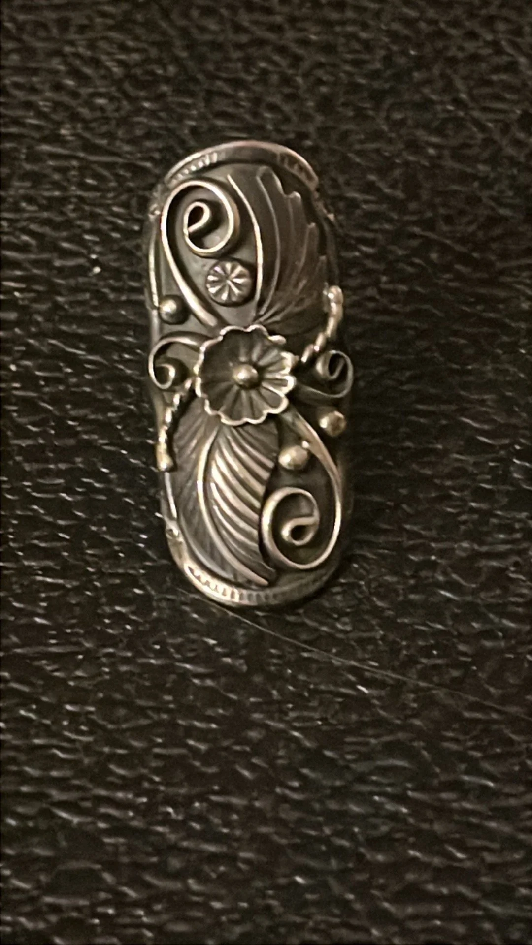 Vintage Sterling Native Ring