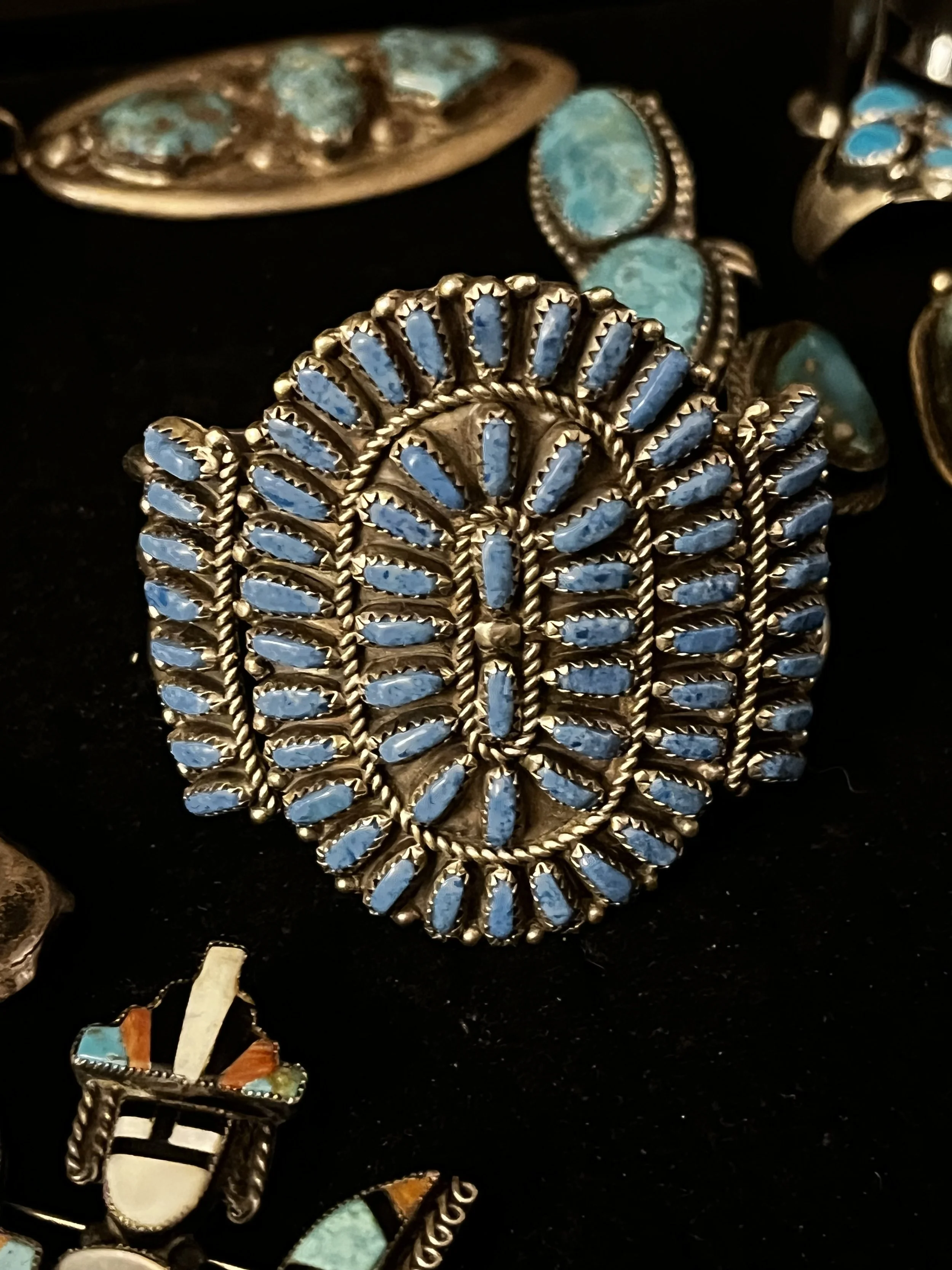 Vintage Native Lapis Cuff