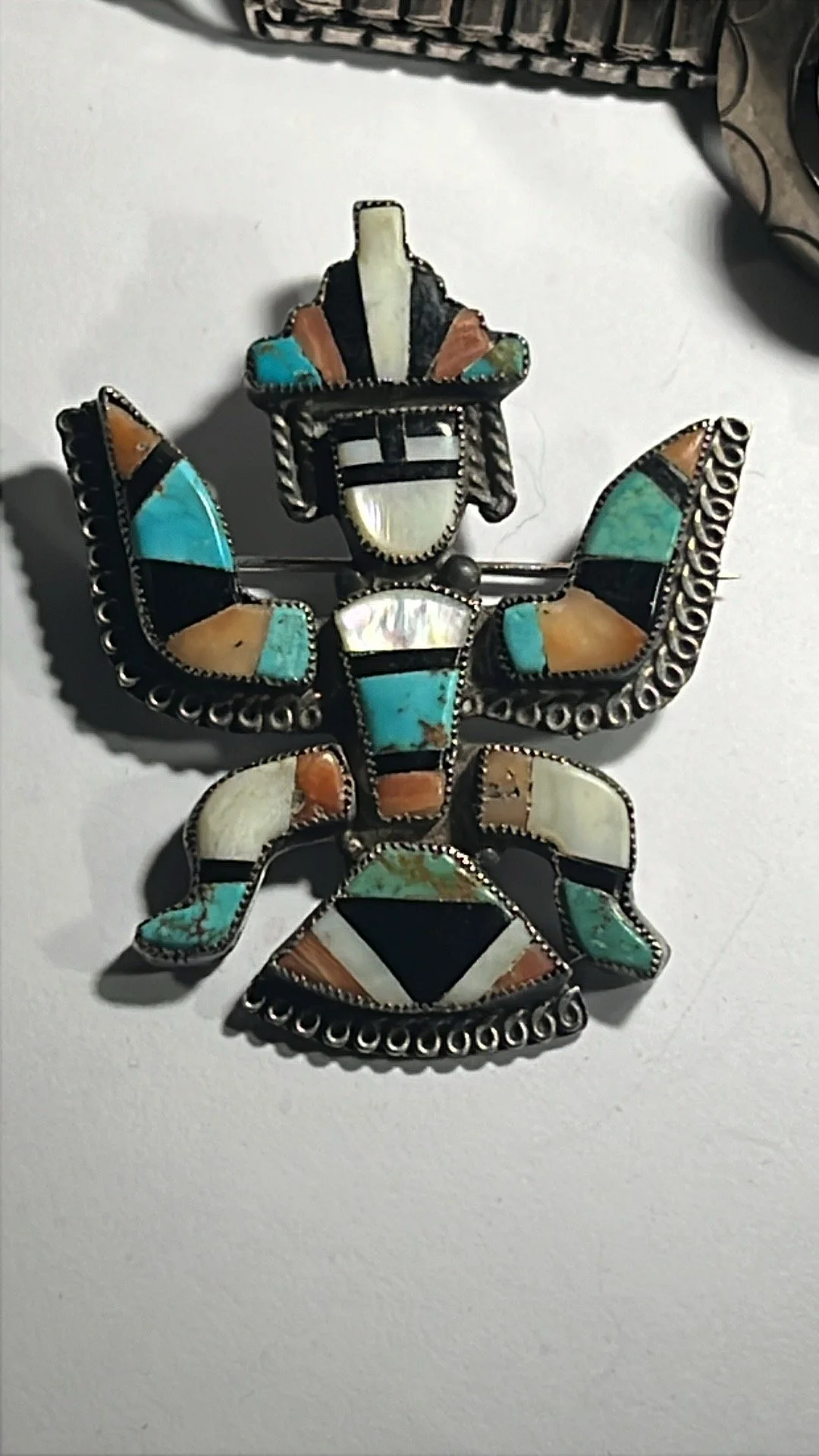 Vintage Native Knifewing Pin