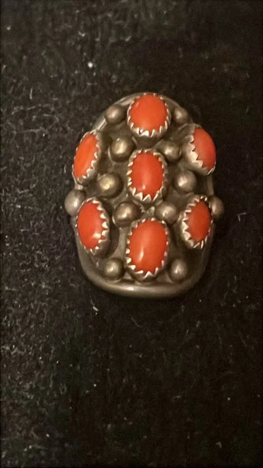 Vintage Native Coral Ring