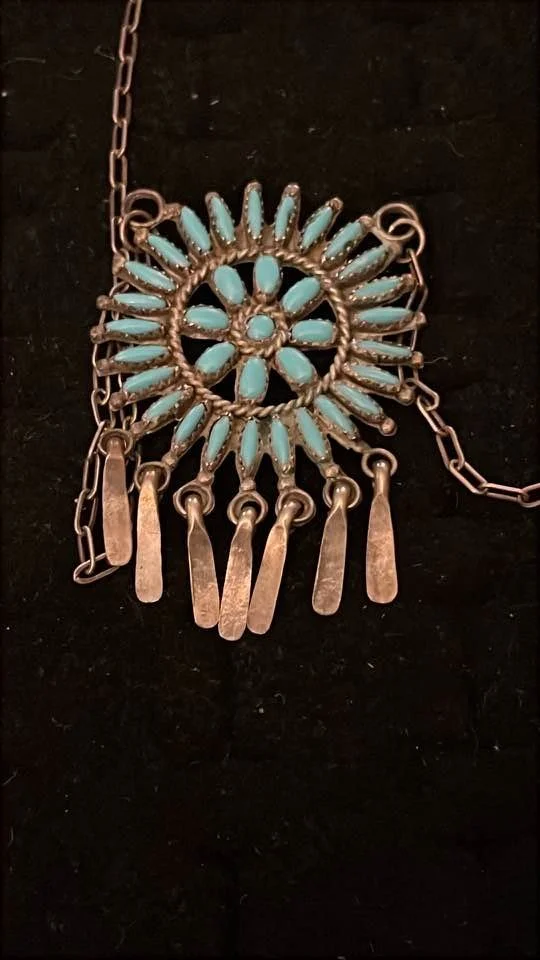 3 vintage Native items 2 cuffs 1 necklace