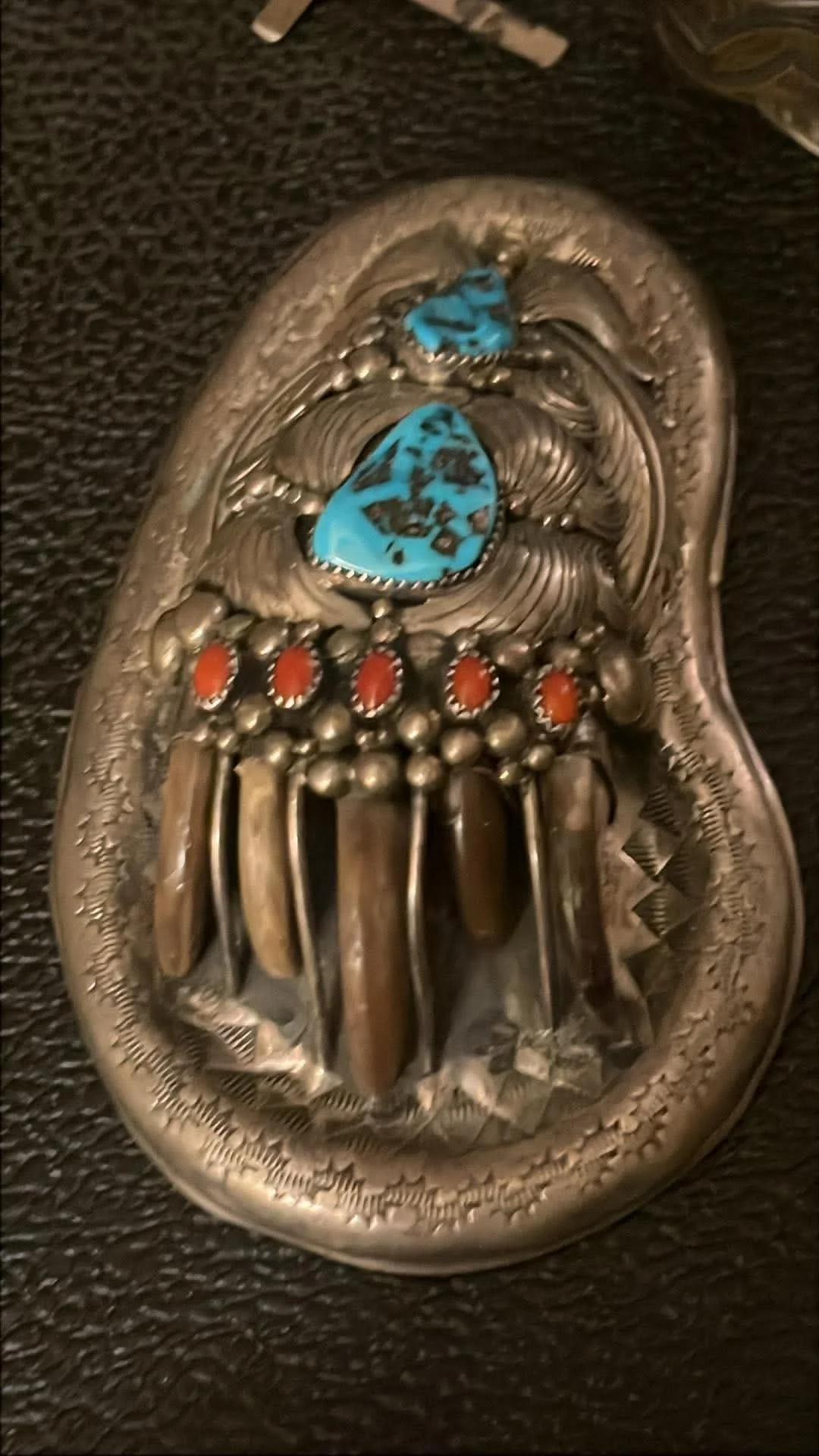 Vintage Native Claw Belt Buckle