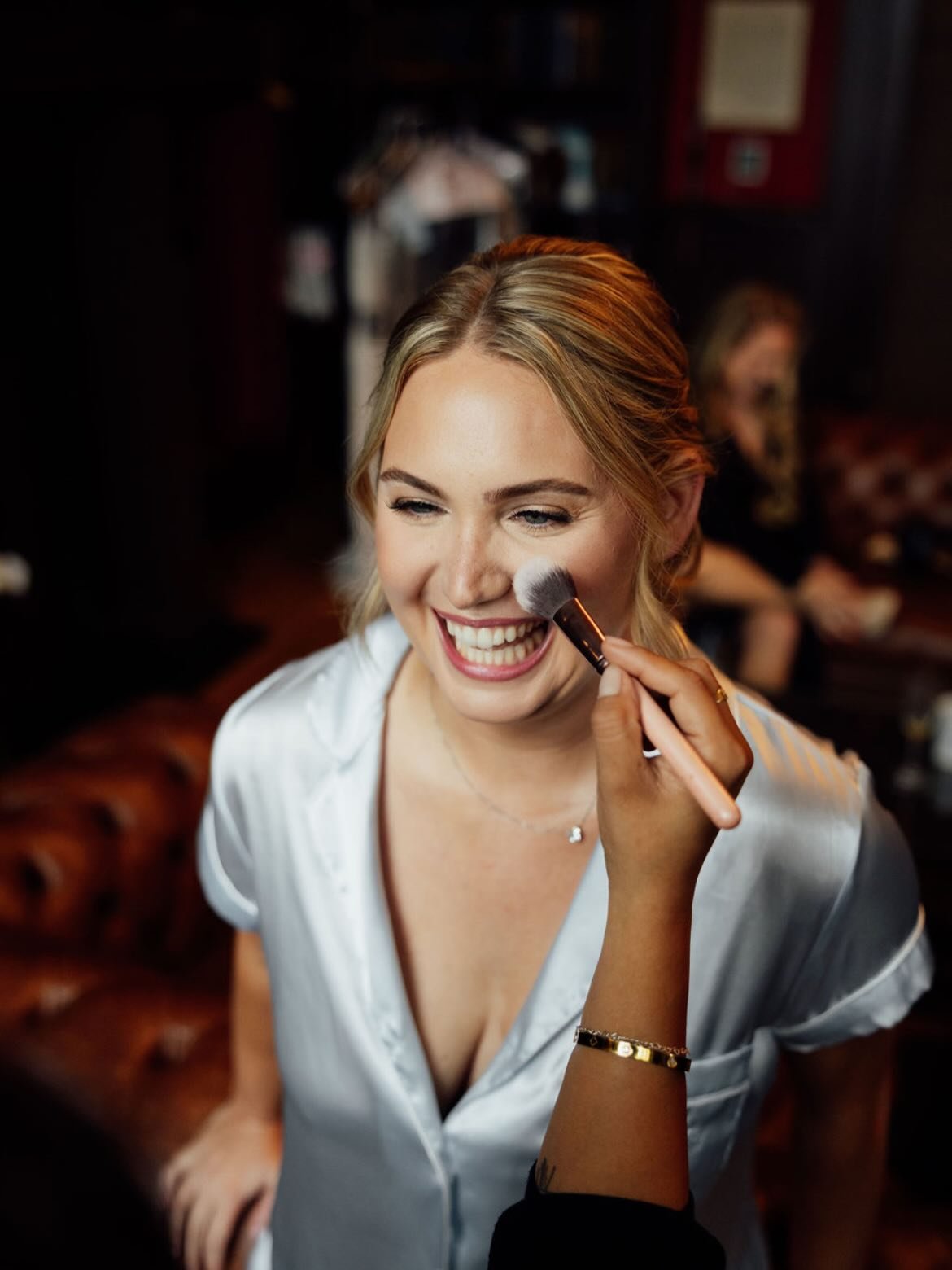 Brows by The Lounge show stopping on this beauty for her wedding day 🖤