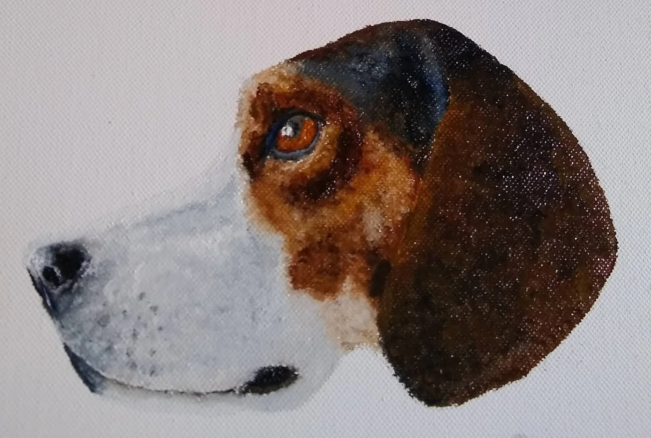 "Bud" oil painitng