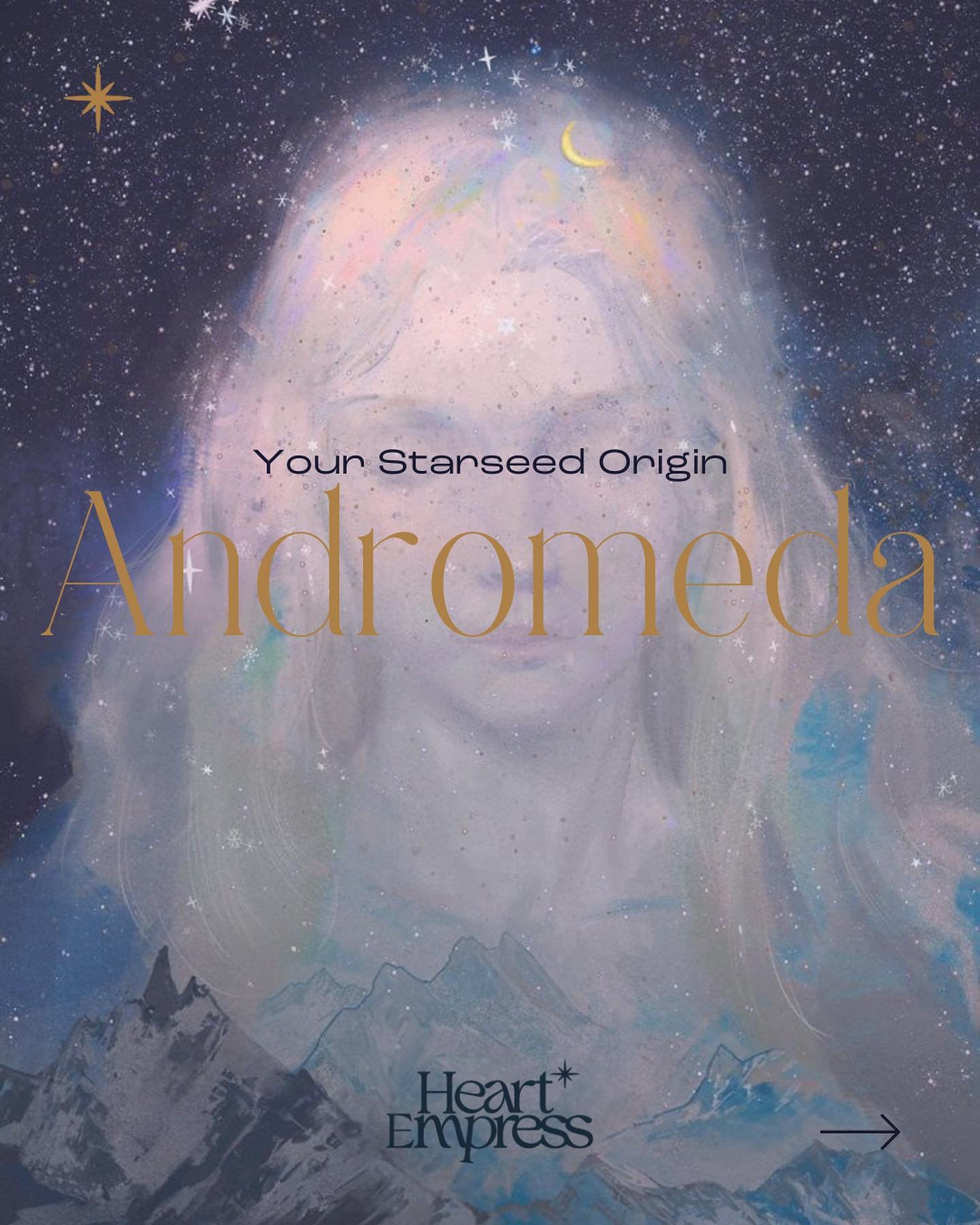 Continuing on from my starseed breakdowns we have the beautiful Andromedans!! This starseed origin is very rare and I hardly see in my work 🥹

although rare these souls have such a gift to give to the world with their high frequency, they often inca