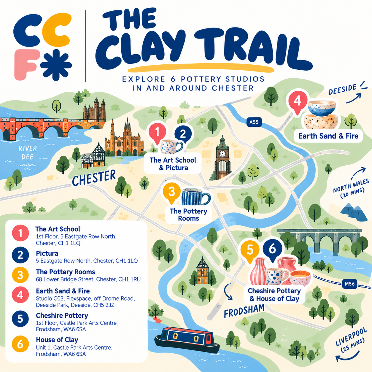 Chester Ceramics Fair: 2026 The Clay Trail