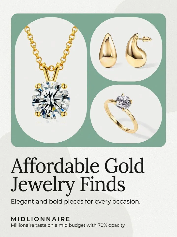 These golden gems are a real treasure 🔗 Click the link in bio for full details!⁠
⁠
🤍 Don't forget to follow for more lifestyle insights &amp; product finds⁠
⁠
Featuring @amazon @amazonfashion @bypavoi⁠
⁠
#GoldJewelry #AffordableJewelry #JewelryAddi
