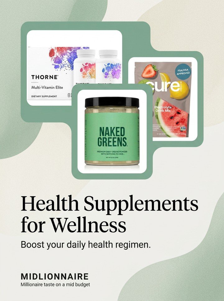 Feeling great is all about finding what 'supplements' your life best 🔗 Click the link in bio for full details!⁠
⁠
🤍 And don't forget to follow for more product recommendations!⁠
⁠
Featuring @amazon @thornehealth @nakednutrition @cure⁠
⁠
#WellnessRo
