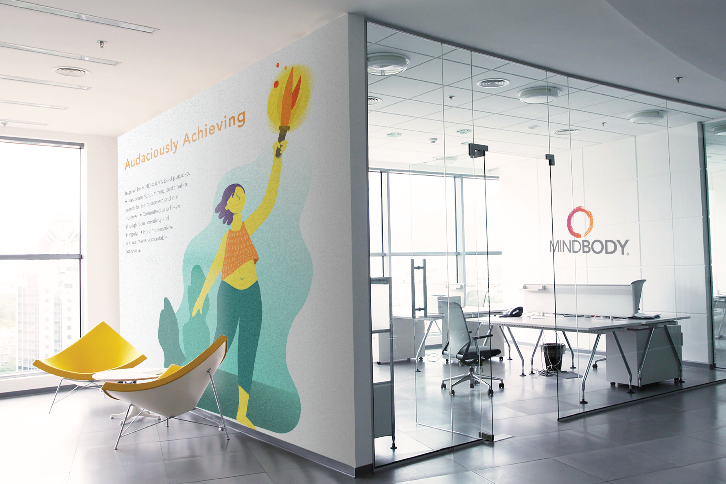 MIndbody Core Values - Mural