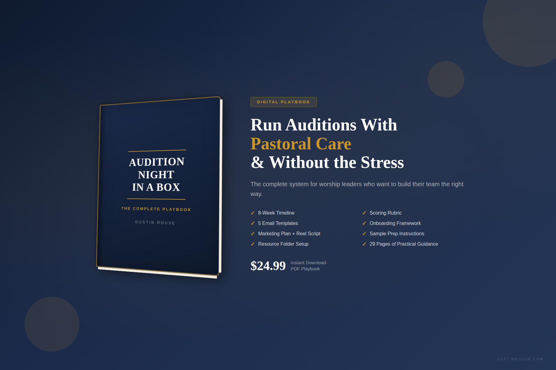 Audition Night in a Box