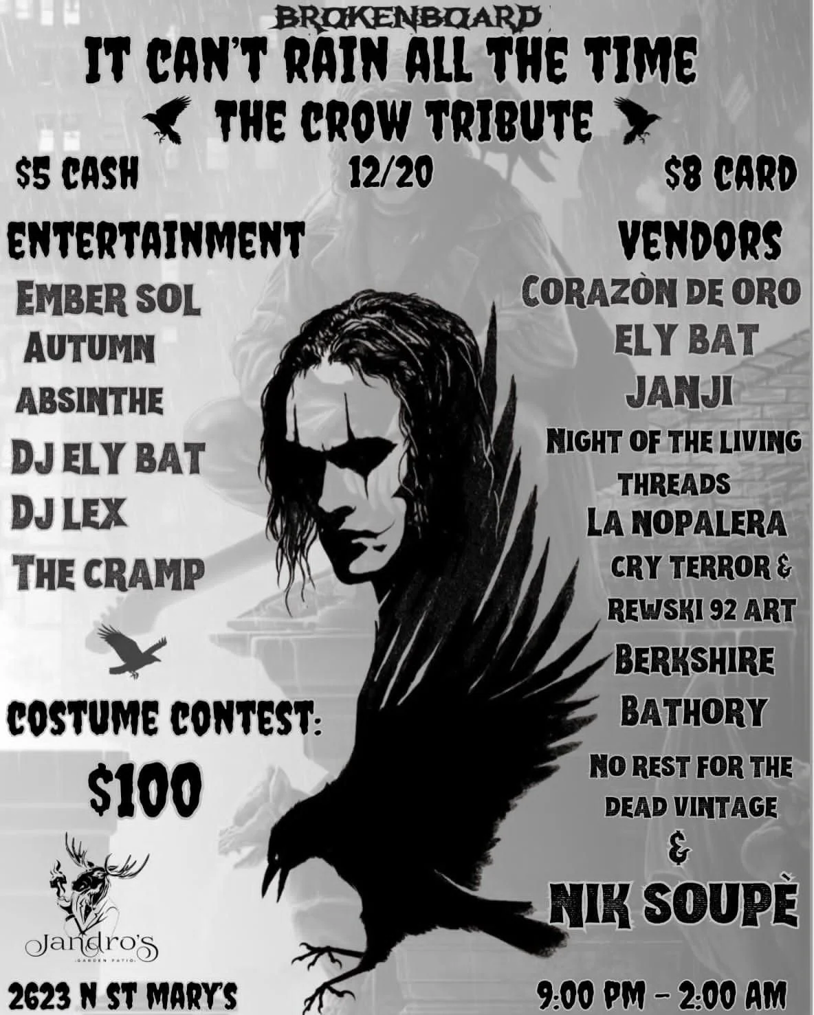 It Can't Rain All The Time (The Crow Tribute)