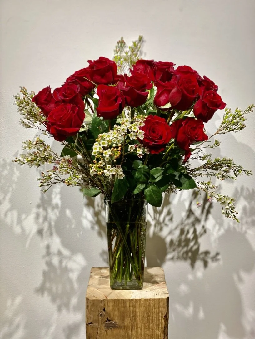 Valentine's Day Roses - Vase