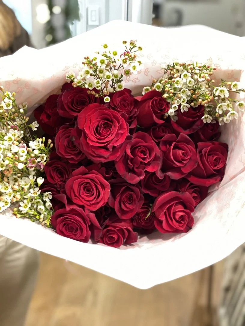 Valentine's Day Roses | Hand-Tied Bouquet