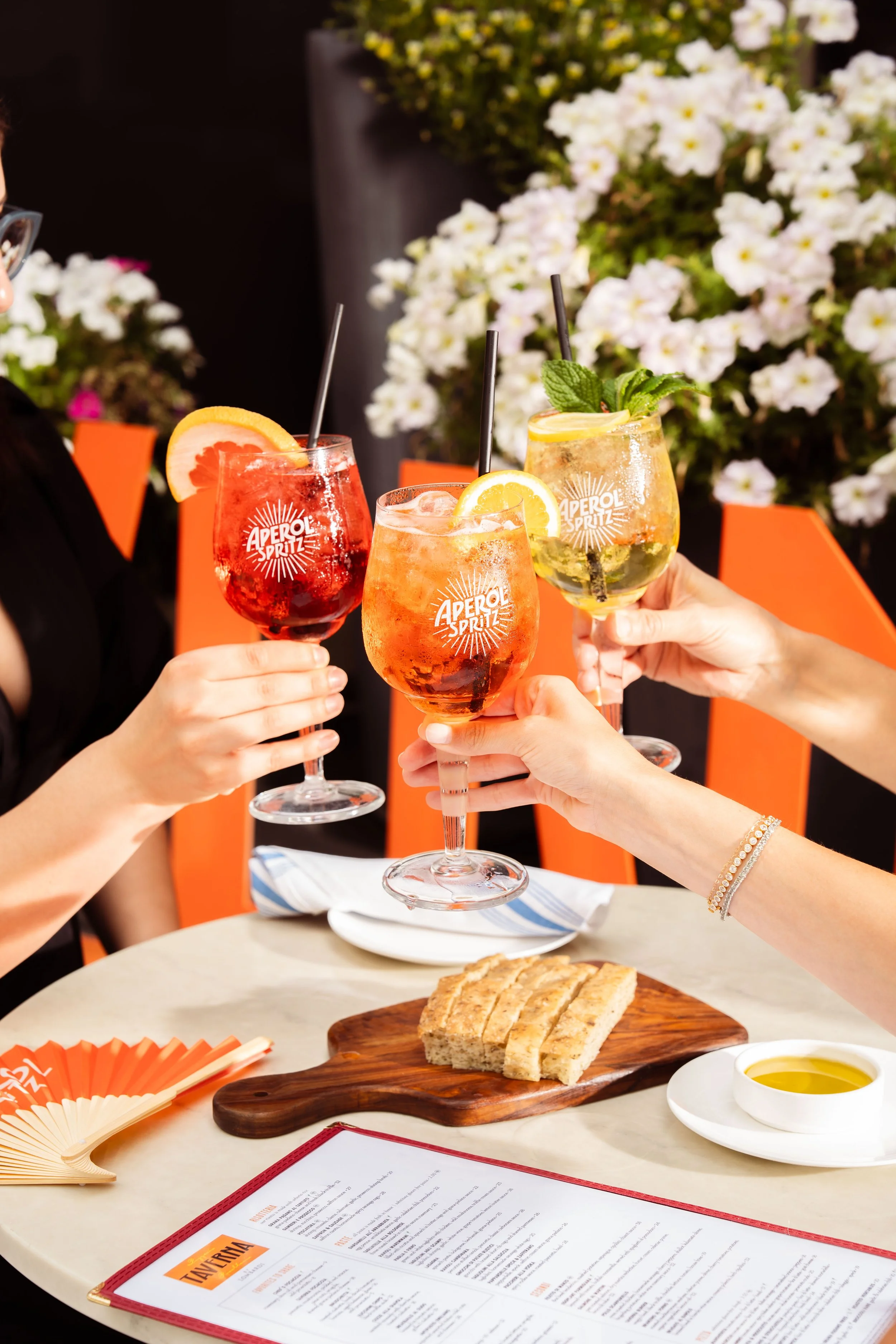 Taverna - Summer Spritz Menu