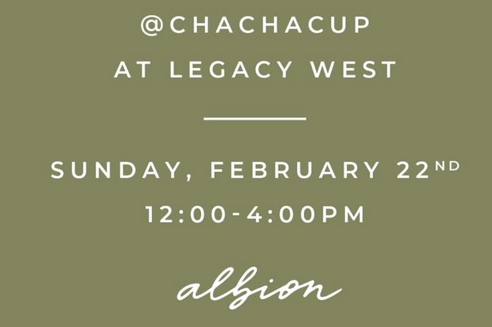 Albion - Cha Cha Cup Pop-Up