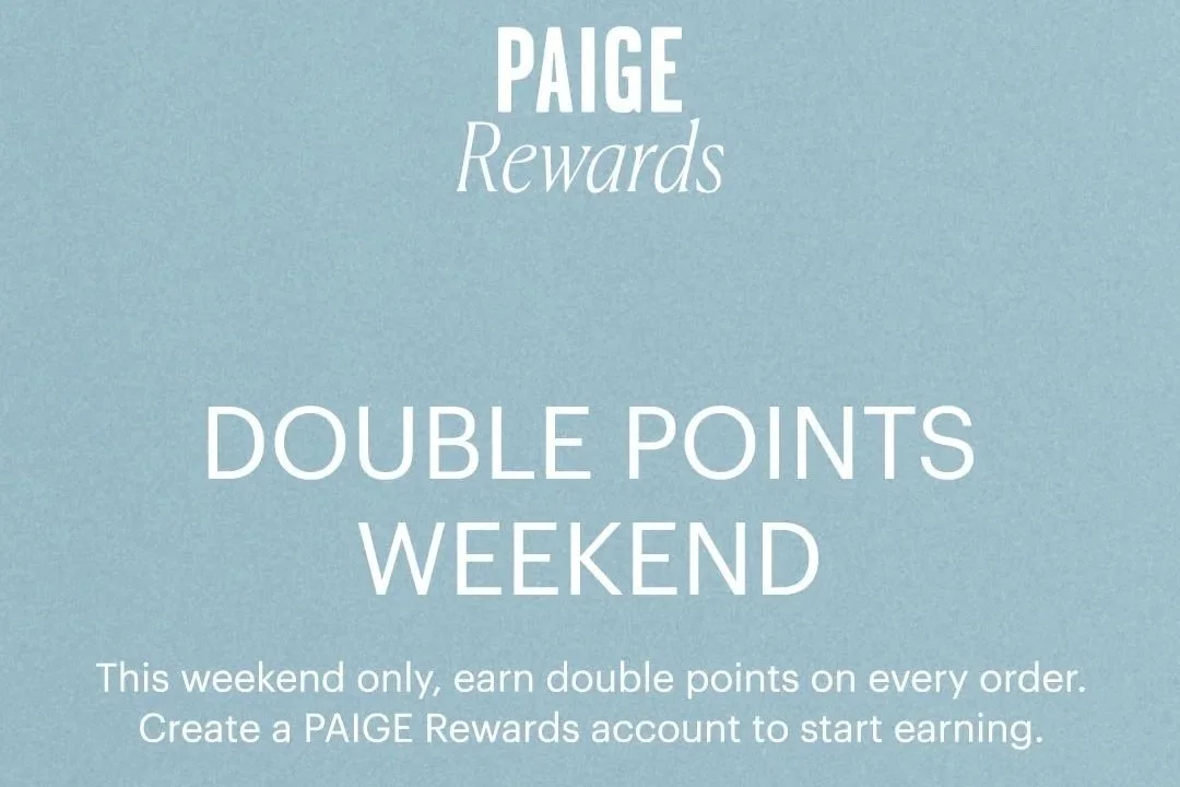 Paige - Double Points Weekend